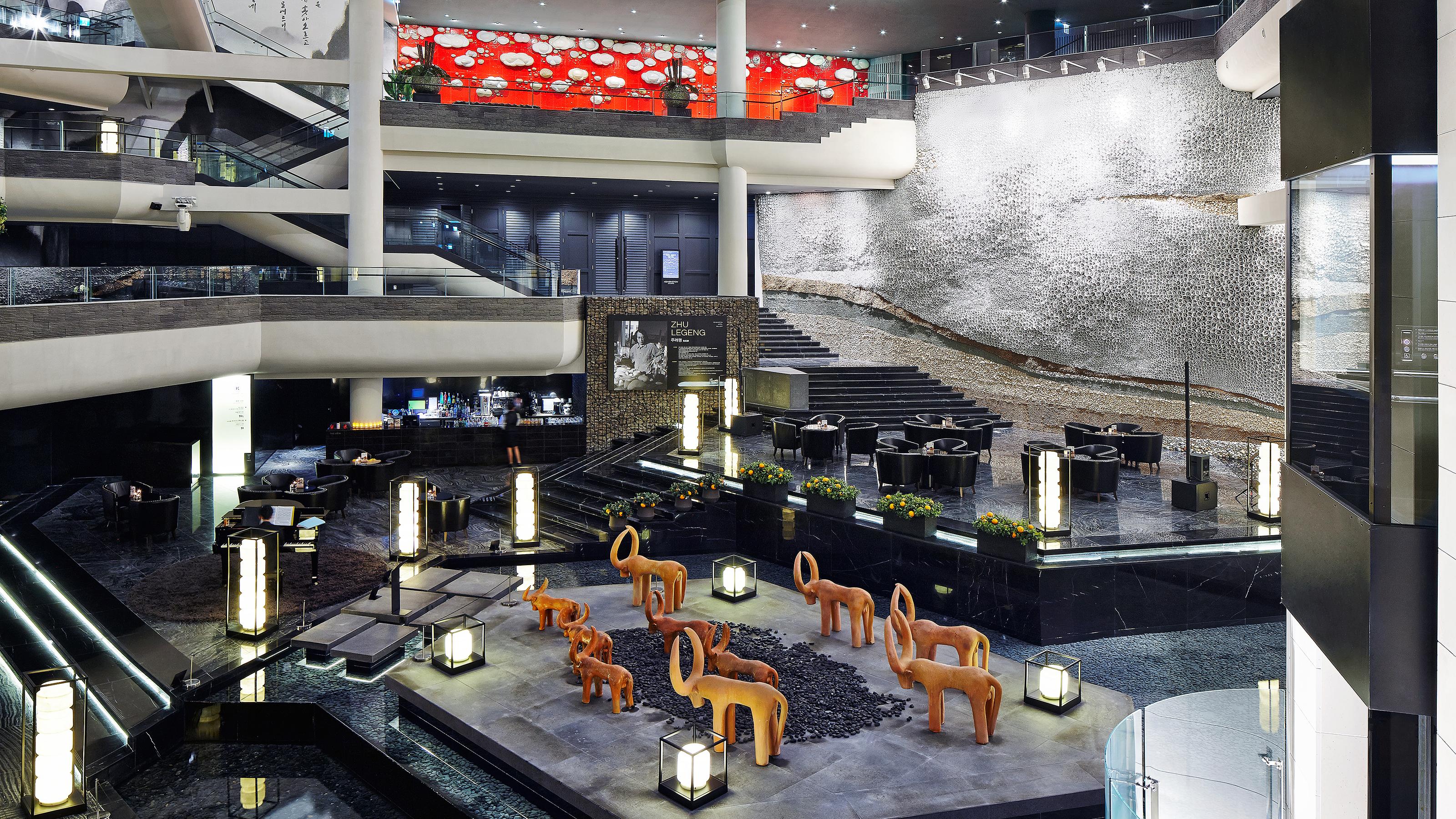 Kensington Jeju Hotel Eksteriør bilde The lobby of the hotel